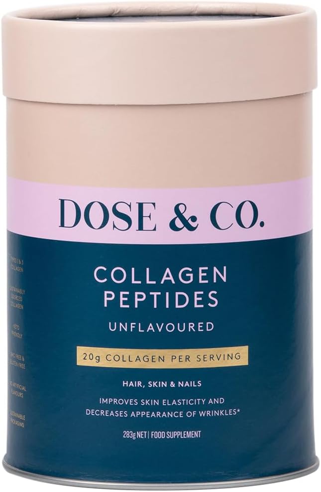 Dose & Co Pure Collagen Peptides, Unflavoured - 283g Powder Supplement