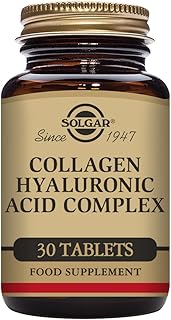 Solgar Collagen Hyaluronic Acid Complex, 30 Tablets - Hydrolyzed Collagen Type 2 - Helps with Fine Lines & Wrinkles - Boosts Skin Collagen & Elasticity - Non-GMO, Gluten & Dairy Free - 30 Servings
