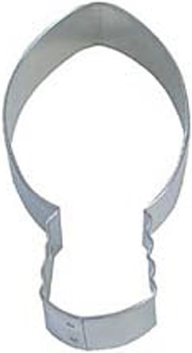 Dress My Cupcake Light Bulb Holiday Cookie Cutter, 4.25-Inch