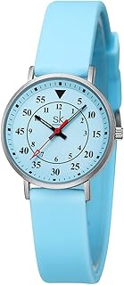 SHENGKE Casual Fashion Women Sport Watch Sweat Resistant Students Watch with Easy Read Dial and Silicone Band,Water Resistant