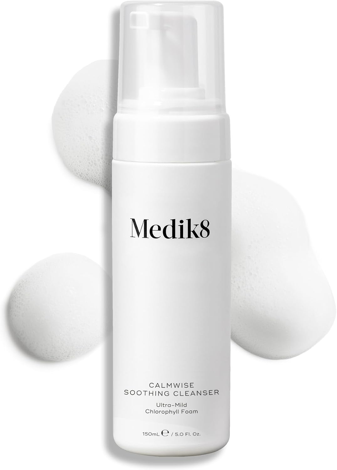 Medik8 Calmwise Soothing Cleanser - Ultra-Mild Chlorophyll Foam - Soothing & Cleansing - For Sensitive Skin - 150ml