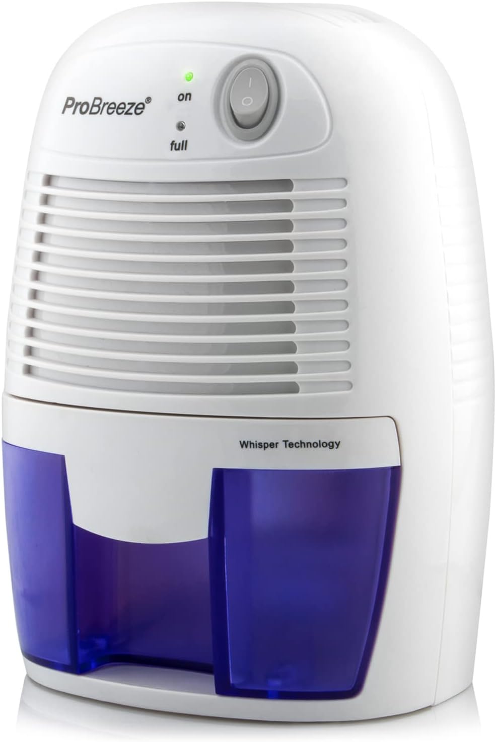 Pro Breeze® 500ml Premium Dehumidifier for Damp, Mould, Moisture in Home, Kitchen, Bedroom, Caravan, Office, Garage (White & Blue, 500ml)
