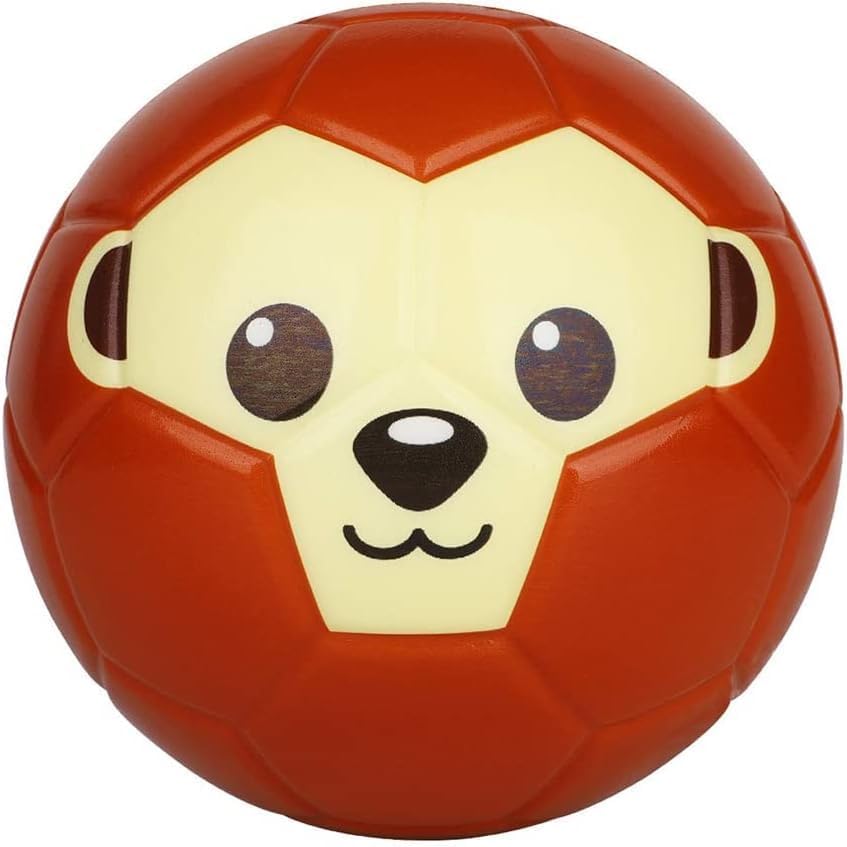 Pride Home & Garden 6 Inches Mini Soccer, Cute Animal Design Soft Foam Ball For Kids, Soft and Bouncy, Perfect Size For Kids Playing