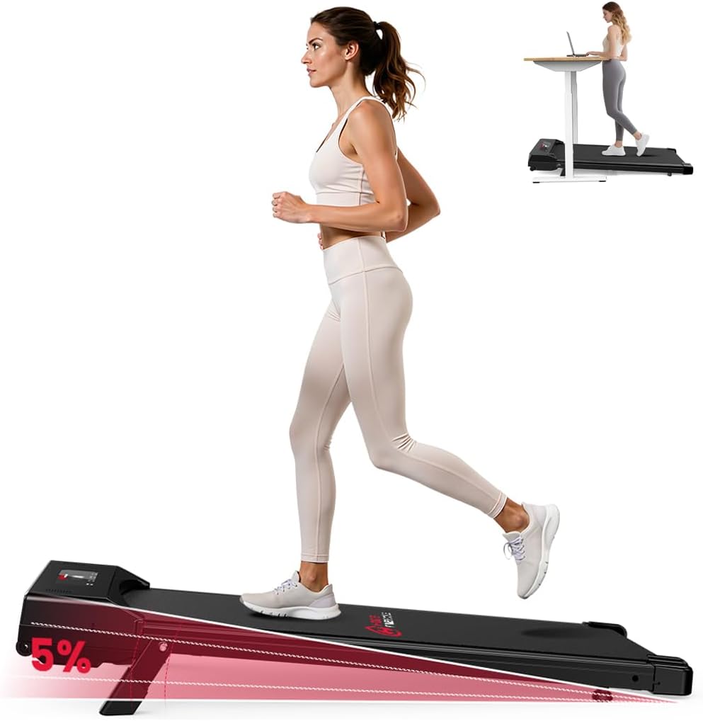 HomeFitnessCode Incline Treadmill, 2.5HP Walking Pad Treadmills for Home