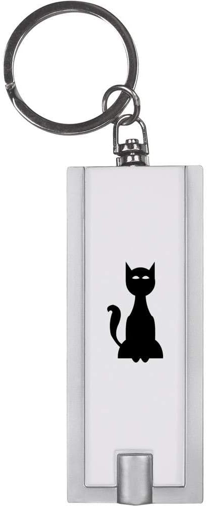 Azeeda 'Black Cat' Keyring LED Torch (KT00014036)