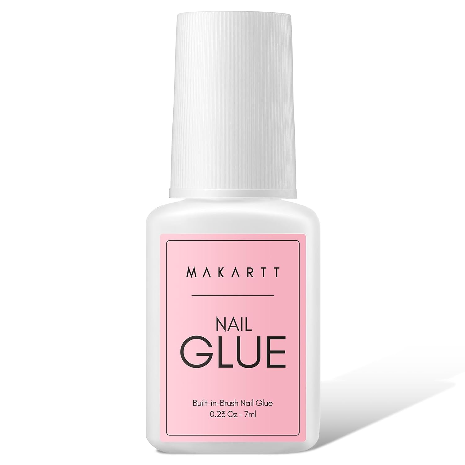 Makartt Super Strong Nail Glue for Press on Nails - Acrylic Nail Tips-Fake Nails-Salon Quality Brush On Nail Glue-Easy Application Durable & Long-Lasting Glue False Nails