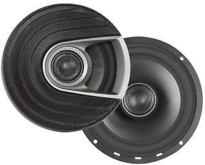 Polk Audio MM522 Mobile Monitor Series 5.25" Coaxial Speaker - Ultra-Marine Certified 2-Way Boat & Car Audio Speaker, 50-40kHz Frequency Response, Titanium-Plated Woofer Cone & Terylene Dome Tweeter