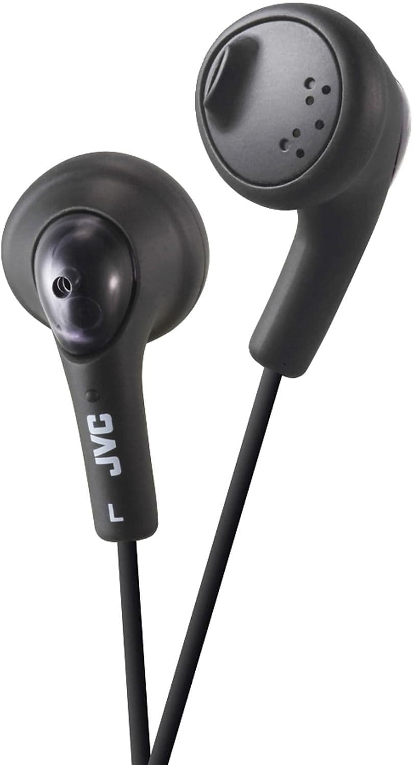 JVC HAF160B Gumy Ear Bud Headphone Black