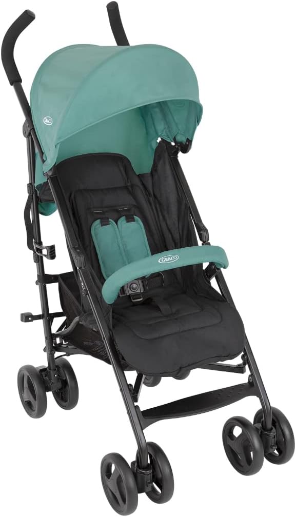Graco TraveLite Compact Stroller/Pushchair - Suitable from birth to approx. 3 years (15kg). Lightweight at only 7kg, Mint fashion