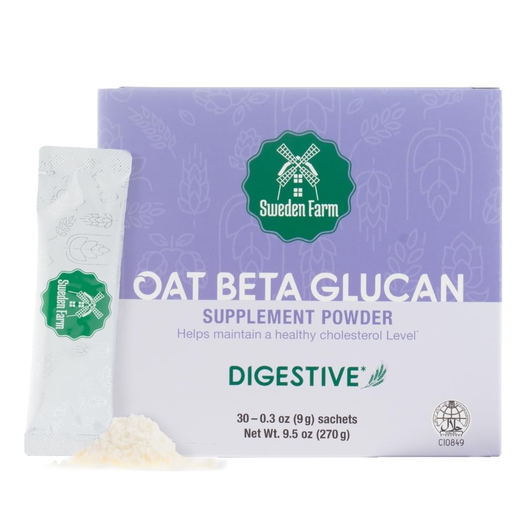 Sweden Farm Digestive Oat Beta Glucan with Inulin (9g x 30 Sachets)