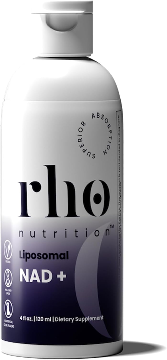 Liposomal NAD+ - Ultra High Absorption Liquid NAD+ Supplement - NMN or Nicotinamide Riboside Alternative - Supports Cellular Longevity, Healthy Aging, Energy Metabolism and Vitality