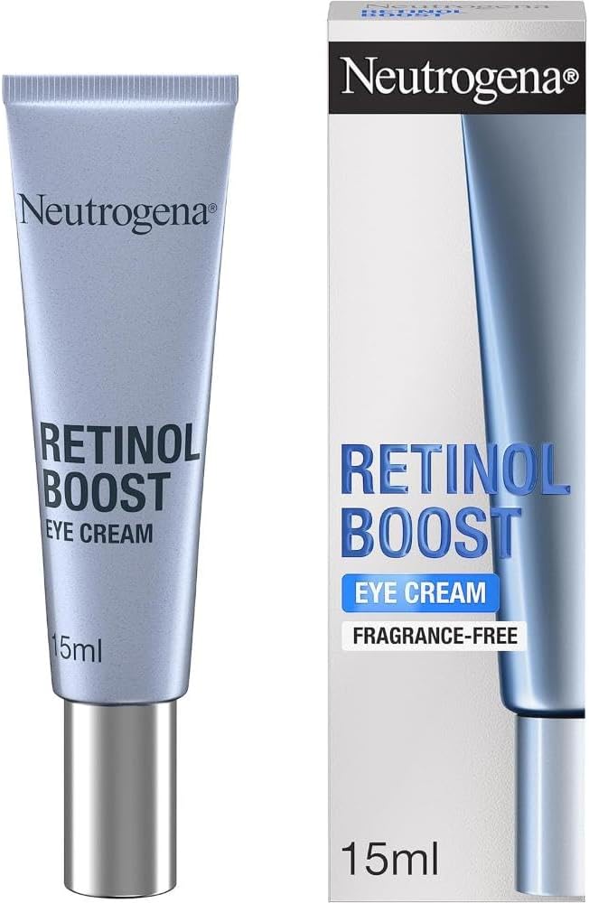 Neutrogena Retinol Boost Eye Cream (1x 15ml), Fragrance-Free Eye Cream for Ageing Skin, Under-Eye Treatment with Retinol for Fresher, Younger-Looking Skin