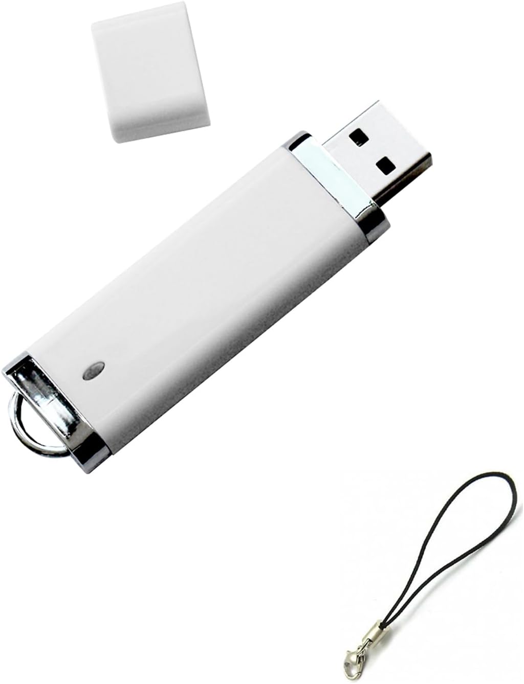 32GB Thumb Drive USB2.0 Flash Drive 32GB USB Flash Drive USB Drive Pen Drive USB Flash Drives USB Stick (White, no Logo)
