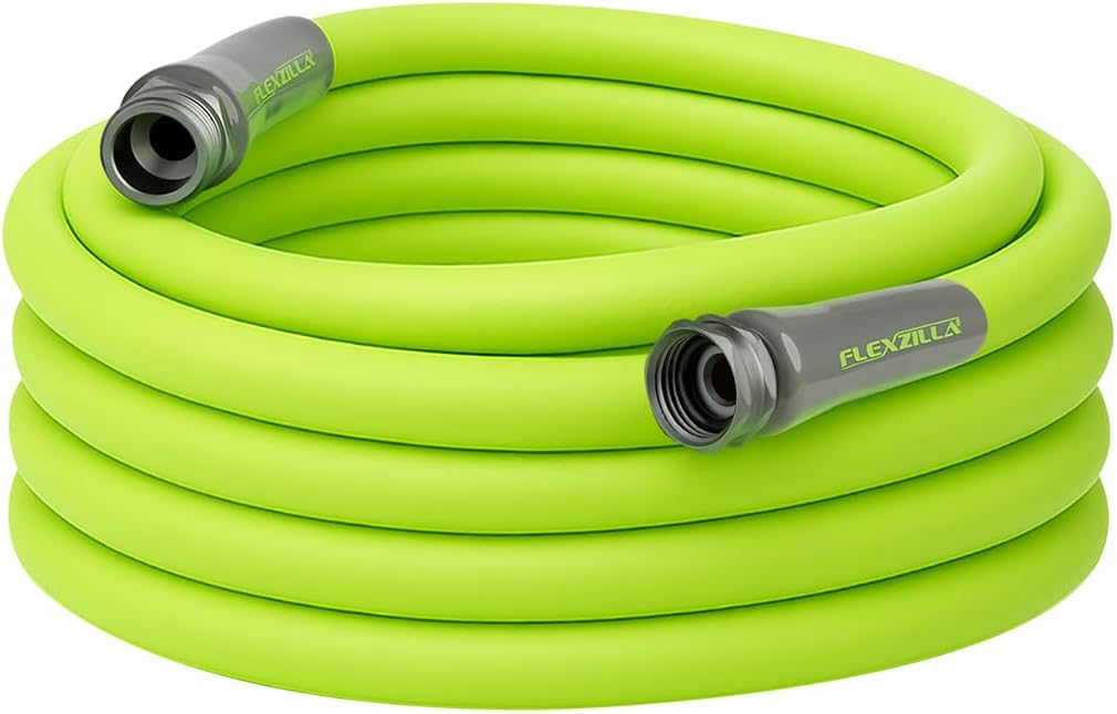 Flexzilla Garden Hose 5/8 in. x 50 ft., Lightweight All-Weather Water Hose, Durable and Flexible, Leak-Free Connections