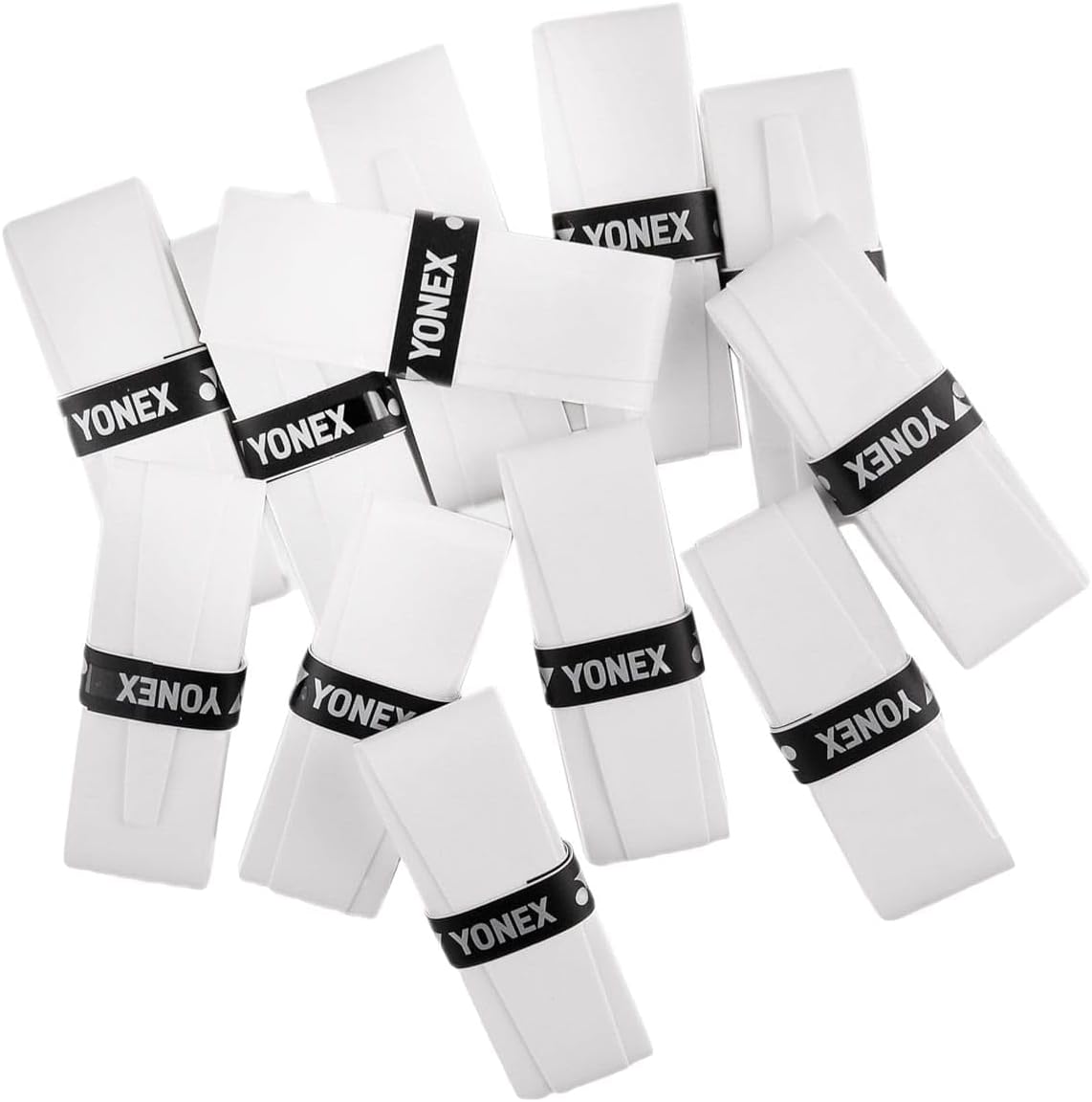 YONEX Super GRAP Overgrip (12-Pack), White (AC102-12W)