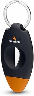 Viper V-Cut 60 Ring Gauge Single Action Cigar Cutter Warranty Black Orange