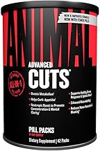 Animal Cuts Thermogenic Fat Burner - Weight Loss Pills for Women and Men for Metabolism, Energy, Focus, and Nootropic Brain Support with Raspberry Ketones Appetite Suppressant Diet Pills, 42 Packs