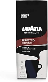 Lavazza House Blend Perfetto Ground Coffee 12oz Bag, Medium Roast, Full-bodied, Intensity 3/5, 100% Arabica, Ideal for Drip Brewers, (Pack of 1) - Package May Vary
