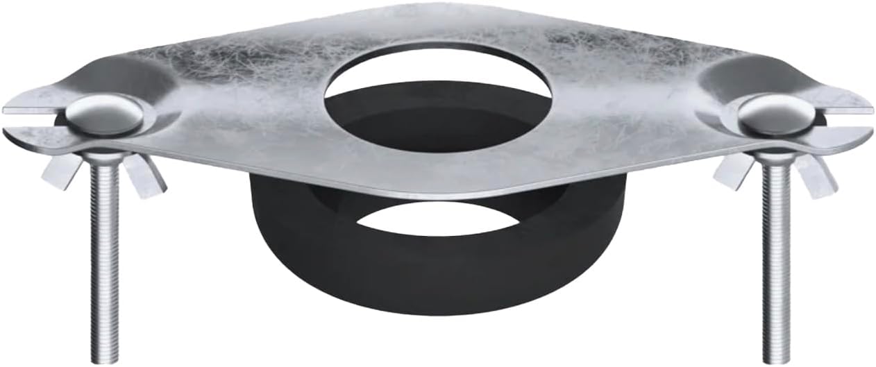 PlumbEZ Easy Fit Close Coupling Kit for Close Coupled Toilets - No Tools Required Bolt and Gasket Donut Kit for Close Coupled Toilet Cistern Kit with Reliable Toilet Seal Ring