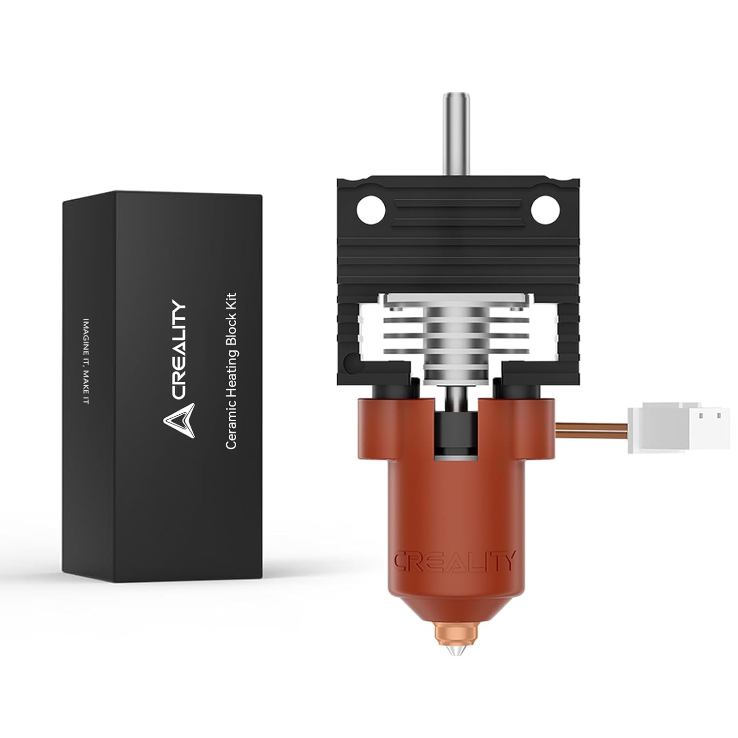 Creality Official K1 / K1 Max / K1C Upgrade Ceramic Heating Block Hotend Kit, Unicorn Quick Swap Nozzle Kit, High Temperature Resistant, All-Metal Integrated Design Kit for K1 Series 3D Printers