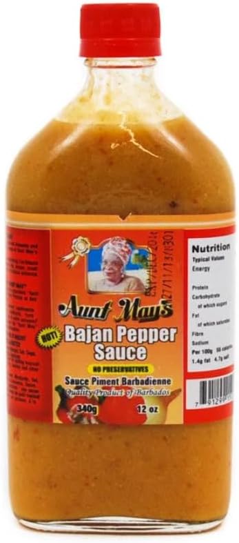 MASAunt May’s Bajan Pepper Sauce Barbados 340g-Fd