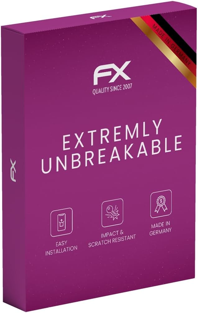 atFoliX Plastic Glass Protective Film compatible with abxylute One Pro, 9H Hybrid-Glass FX Screen Protector