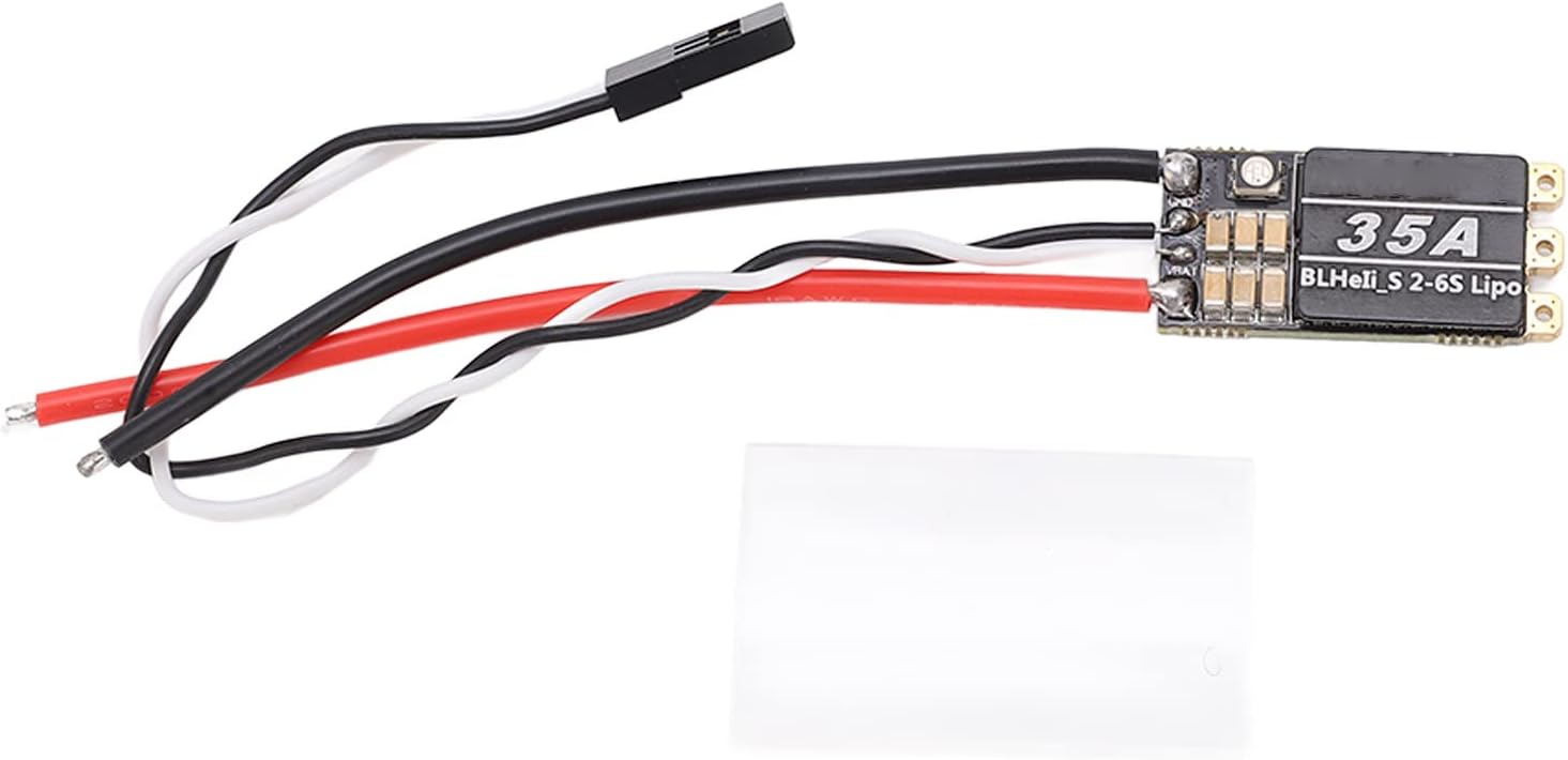 REXVTNS 35A BLHeli_S Brushless ESC | 2-6S Lipo for FPV Drone/Quadcopter/Multirotor | DSHOT600 Digital Throttle | PWM Damping Illumination