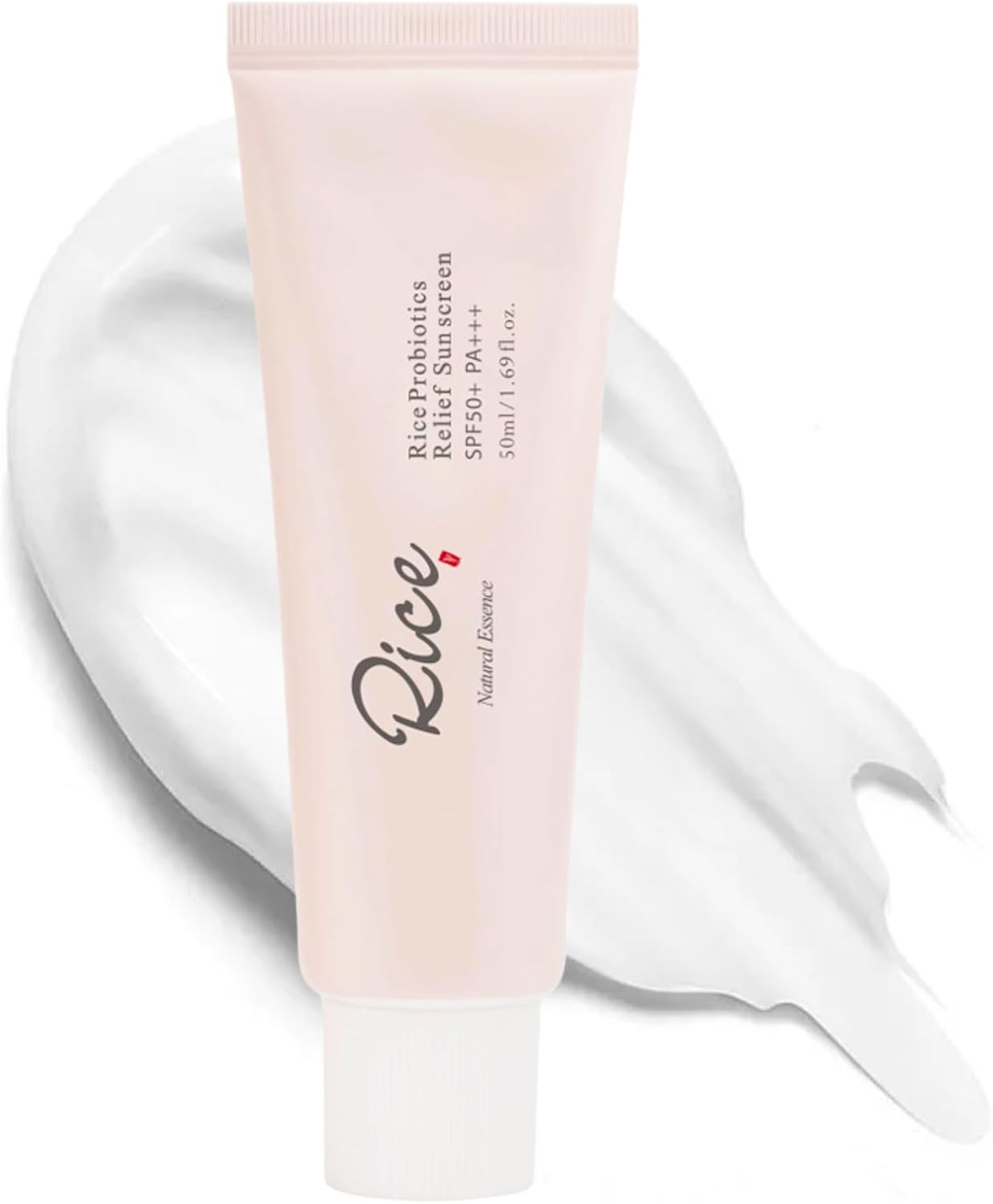 Rice Korean Sunscreen for Face SPF 50, Rice Probiotics Daily Relief Sunscreen for face, Relief Facial Sun Cream PA+++ | Lightweight Non-Greasy SPF 50 Face Moisturiser | Korean Skincare – 50ml