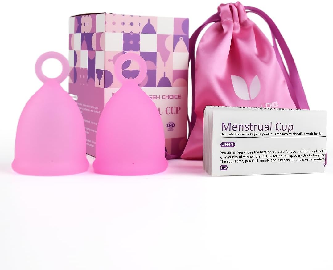 The Unisex Choice Small Size Periods or Menstrual Cup -The Most Easy Cup to Put in and Take Out with a Unique Ring Design