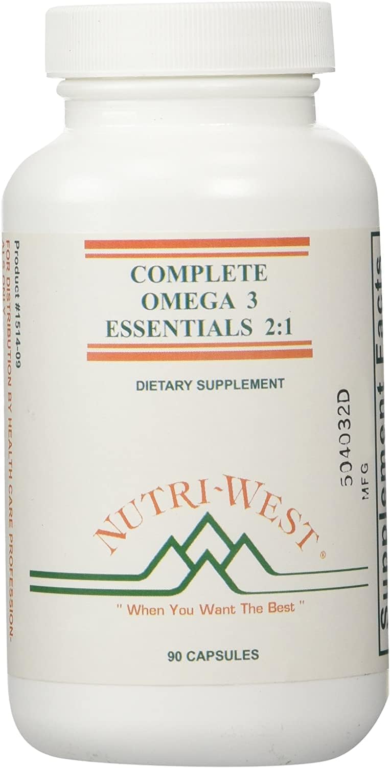 Nutri-West - Complete Omega-3 Essentials 2:1-90 Capsules by Nutri-West