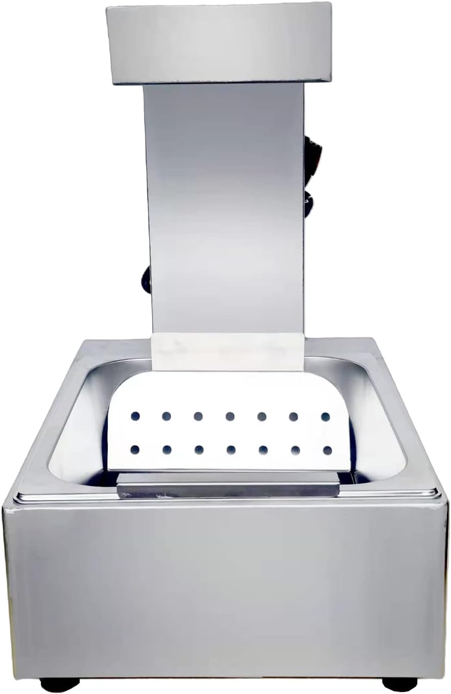 Freestanding French Fry Warmer Commercial Fries Dump Station Restaurant Heat Lamp for Food (DH-310(11"x15.74"x17.32"))