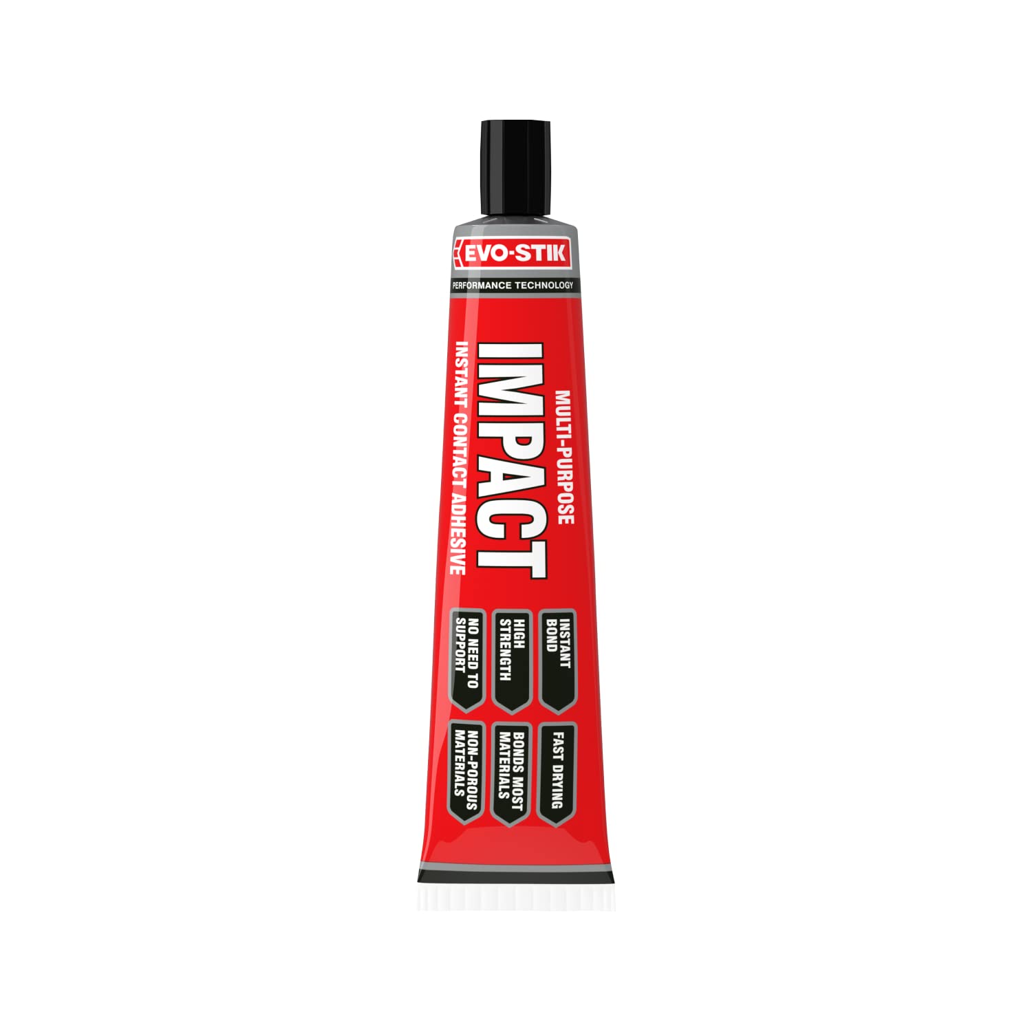 EVO-STIK Impact Adhesive 65g Tube - Multipurpose High-Strength Contact Glue - Bonds Instantly - Fast Drying