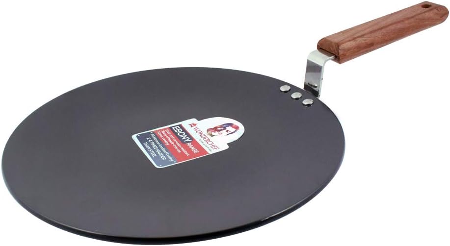 Wonderchef 63152939 Ebony Roti Tawa 28cm, Aluminium