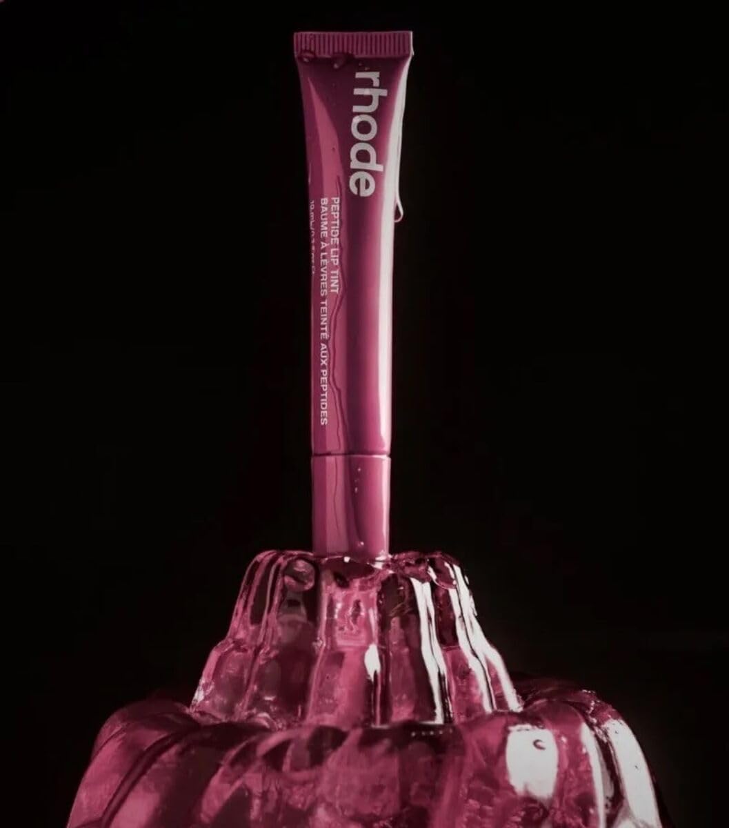 Peptide Lip Tint, Sheer Color and Hydrating Finish, 3 fl oz, 10ml (Raspberry Jelly)