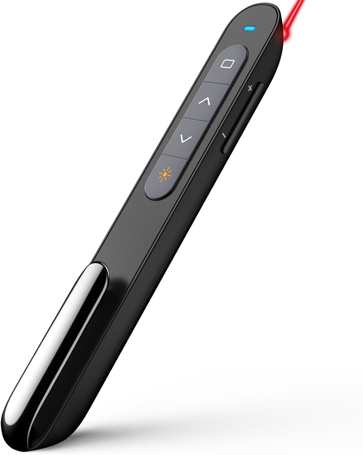 Norwii N27 Presentation Clickers, 328FT Powerpoint Clicker Wireless Presenter Remote, 2.4GHz Hyperlink Volume Presentation Clicker for Powerpoint Computer Laptop Mac(Black)