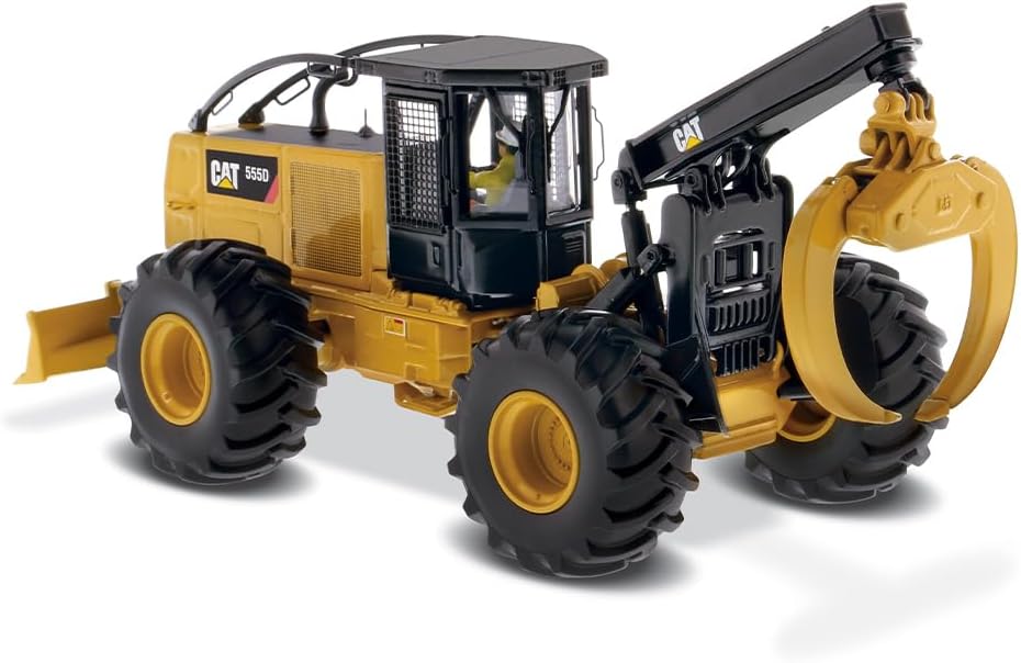 Diecast Masters 1/50 Caterpillar 555D Wheel Skidder - High Line Series 85932
