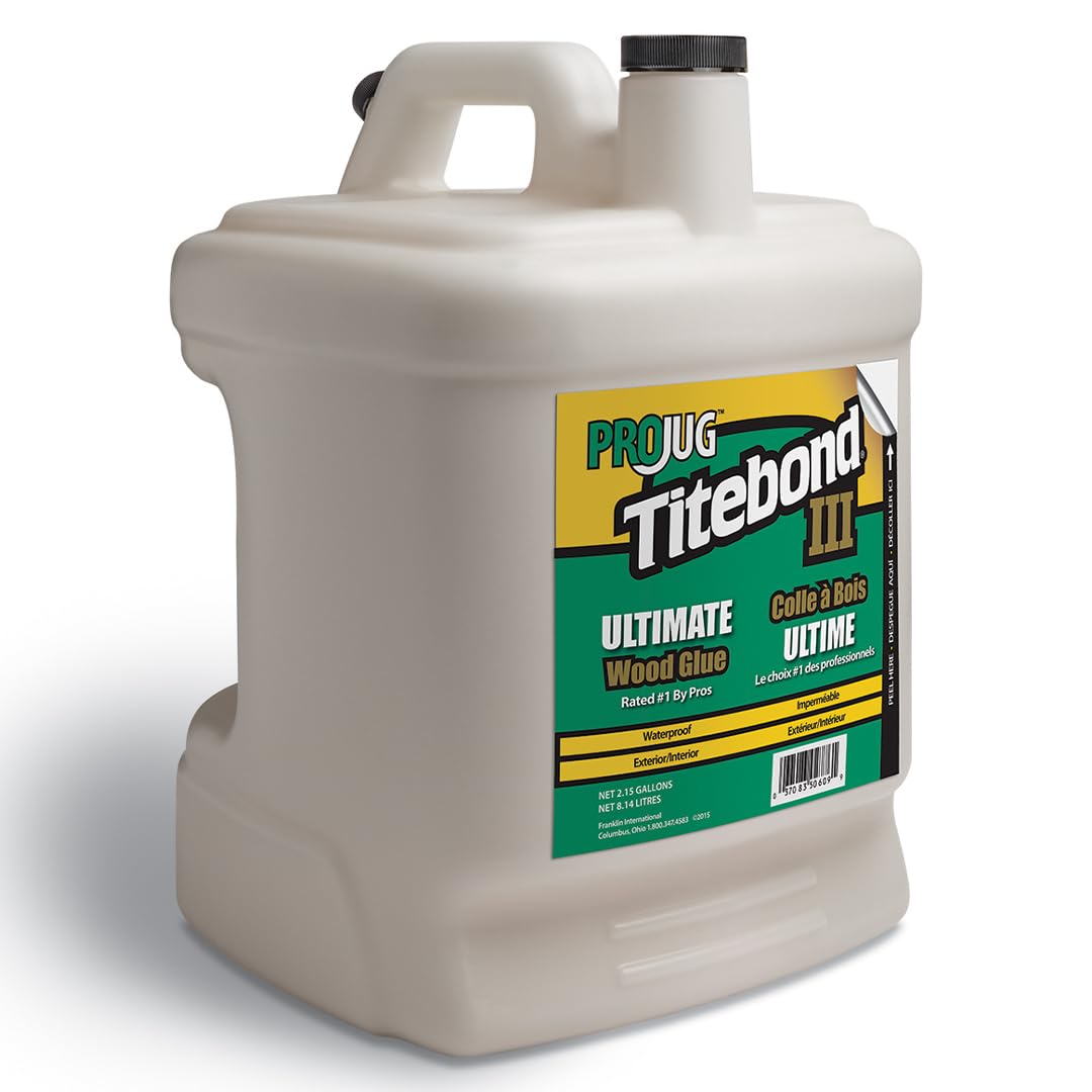 Titebond III Ultimate Wood Glue (2.15Gallon) 8.14 Litre Projug