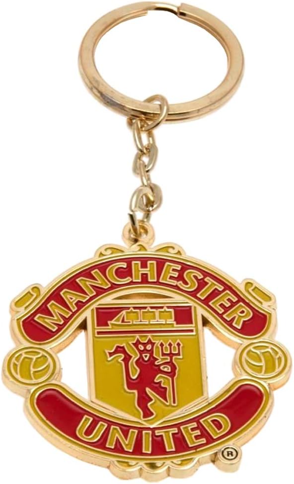 Club Licensed Man Utd Crest Keyring, Manchester United F.c., One Size, Pride