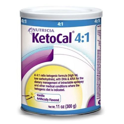 KetoCal Powder 4 to1 Ratio Formula, 6 Units 11 oz