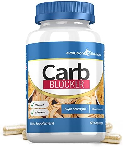 Carb Blocker with White Kidney Bean & Vitamin C, 60 Capsules, Evolution Slimming
