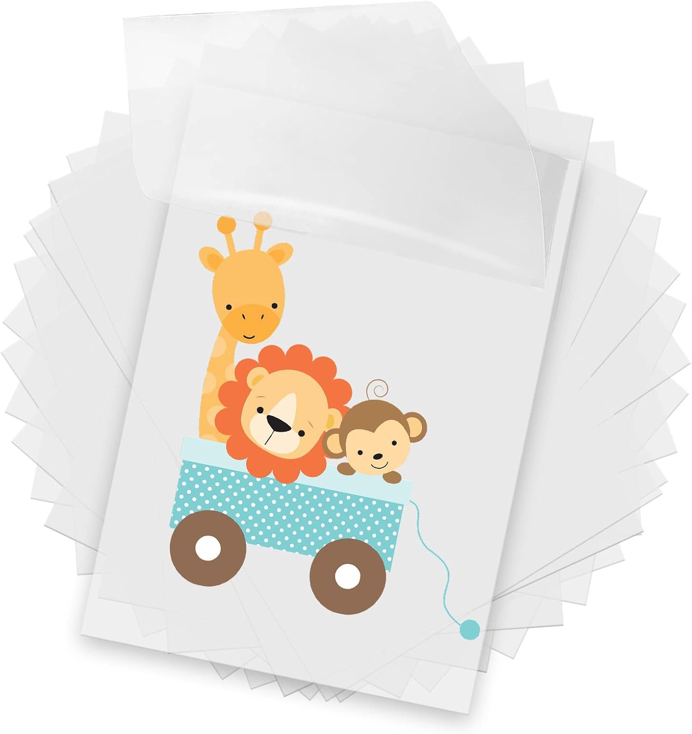 40 Sheets DTF Transfer Film Direct to Film Transfer Paper, A4 PET Heat Transfer Paper for T Shirts, Clear Pretreat DTF Transfer Paper Printing On T-Shirts Textiles Cold and Warm Peel (11.8" x 8.3")