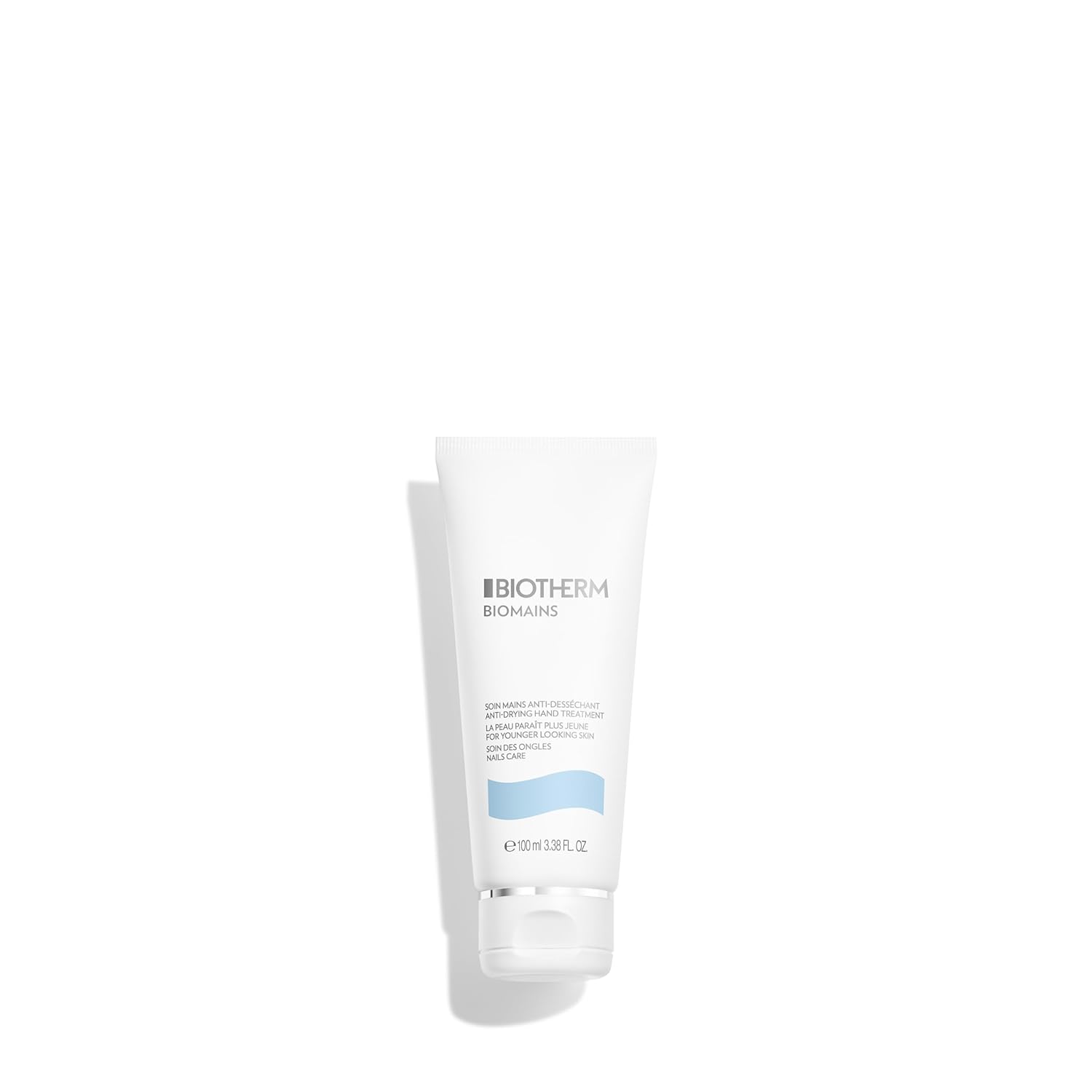 Biotherm Biomains Age-delaying Cream For Hands & Nails, Hand Cream, Smoothes And Softens Hand Skin For Younger Looking Hands, Powered By Biotech Plankton, Vitamin E And Panthenol, 3.4 Fl. Oz.