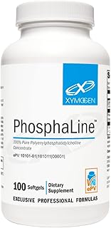 XYMOGEN PhosphaLine - Polyenylphosphatidylcholine Phosphatidyl Choline - Support Liver Health, Cell Membrane Fluidity, Cardiovascular Health (100 Softgels)