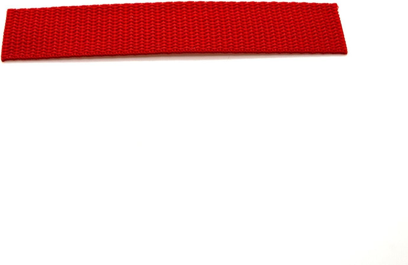 50 metres of 15 mm / 0.59 in Red [148] Heavy Duty Polypropylene Webbing Strap Tape for Rucksack, Backpacks, Luggage/Cargo Strapping, Belts
