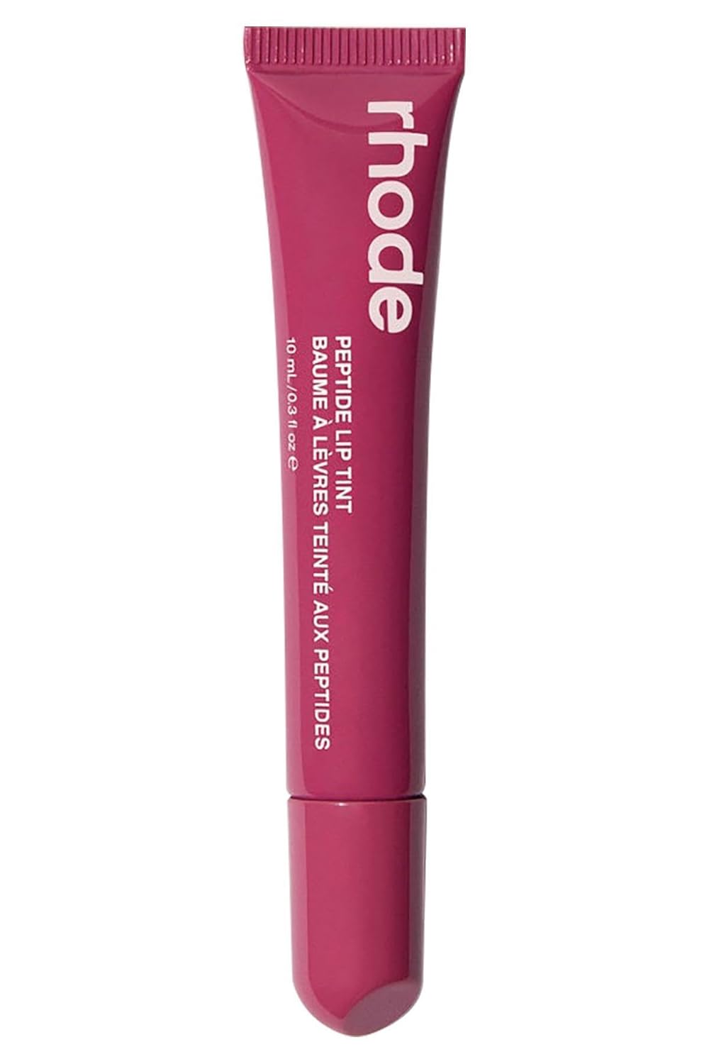 Rhode Peptide Lip Tint, Sheer Color and Hydrating Finish, 3 fl oz, 10ml (Raspberry Jelly)