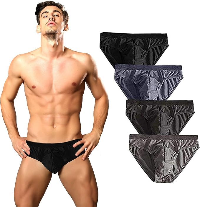 ITRAT® Men's Cotton Briefs Underwear Cotton brief Classic Stretch Fit Comfortable Underpants Men Multipack Brief Hipster Assorted Colors