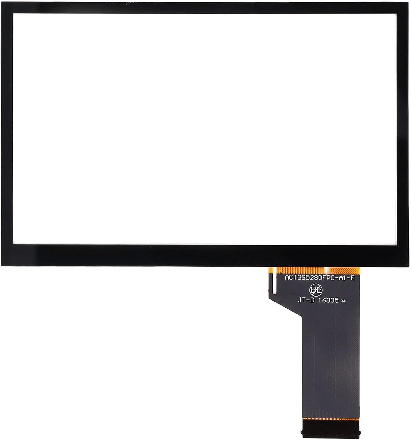 Car Touch Screen Glass, LCD Touch Screen Digitizer TDOWVGA0633F00039 CD DVD Touch Screen Replacement for MIB Car Audio and Video Modification