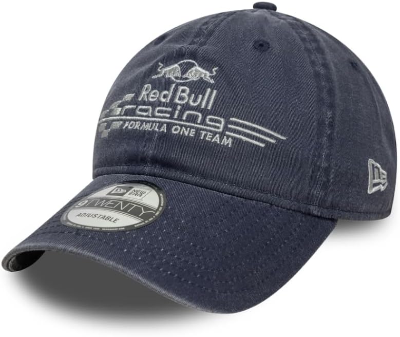 New Era Red Bull Racing F1 Team, Official 2025 Merchandise, Tonal Reedition, Classic Style Logo, Baseball Cap, Adjustable