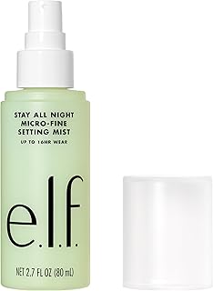 e.l.f. Stay All Night Micro-Fine Setting Mist, Hydrating & Refreshing Makeup Setting Spray For 16HR Wear-time, Vegan & Cruelty-Free, 2.7 Fl Oz