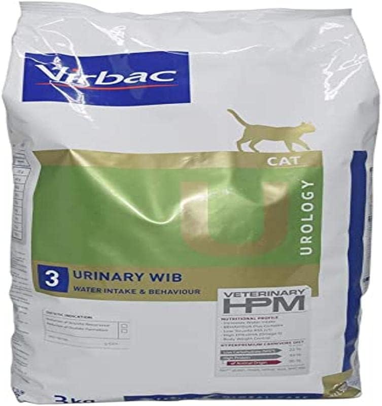 Virbac Vet Hpm Cat Urology Wib Cat Food 3 kg
